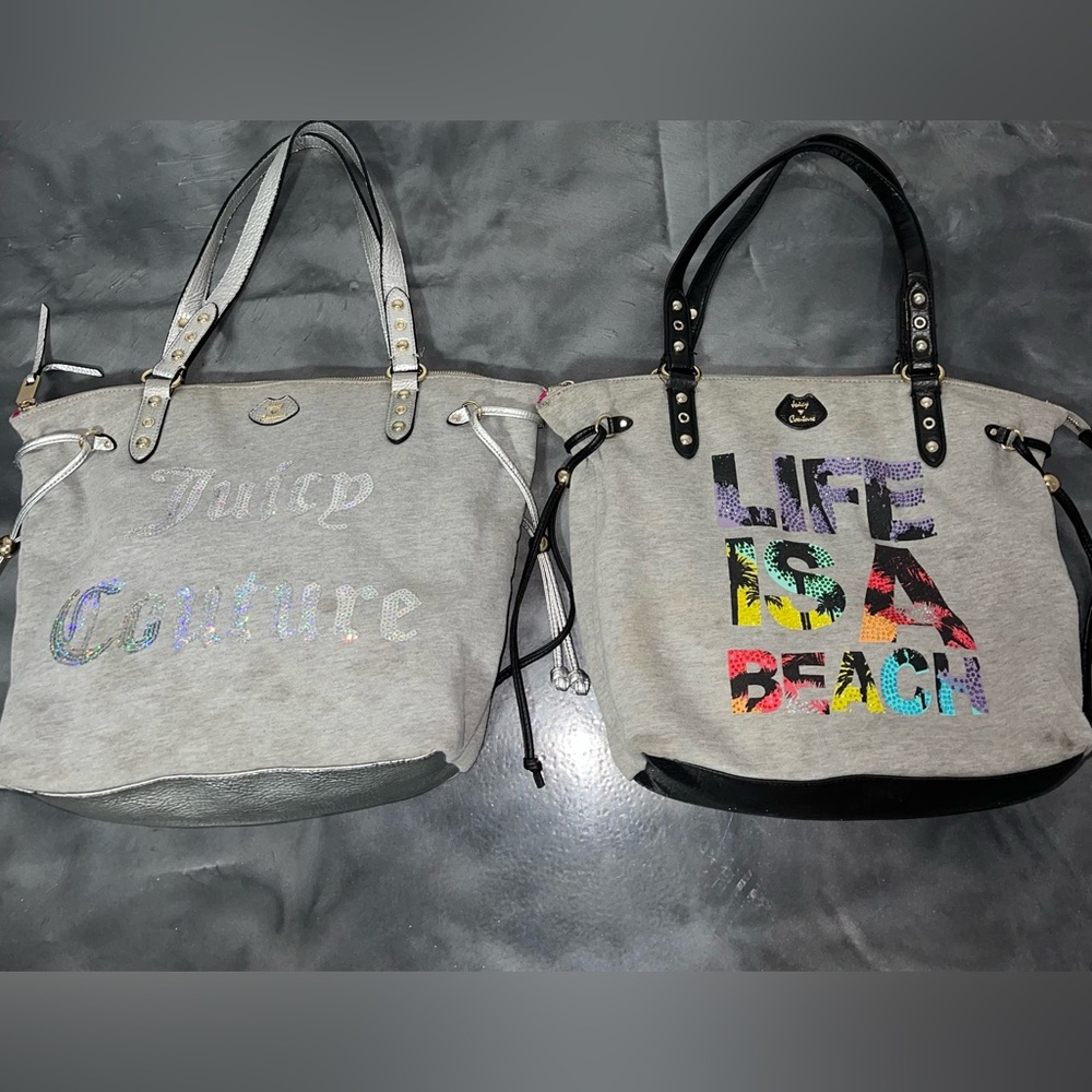 Juicy Couture Multicolor Tote Lot Of 2